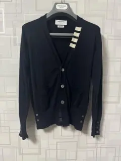 THOM BROWNE ネイビー 4baer カシミヤウール カーディガン 00 中古・古着通販】Thom Browne (トムブラウン) クラシック カシミヤ