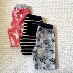 キッズ ハーフパンツ 90 3点セット