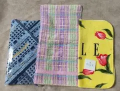 【新品】ELLE.GUESS.RYOKOKIKUCHIタオルハンカチ3枚セット