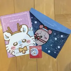 ちいかわ　セブンイレブン　オリジナルノート・フラットケース・缶ミラー