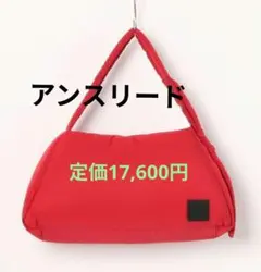 美品】UN3D. PADDED TRIANGLE MINI BAG 赤 - メルカリ