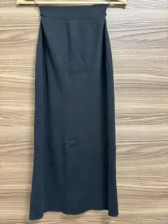 【新品】UNIQLO/リブタイトスカート/mame kurogouchiコラボ品