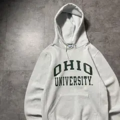 00's ラッセルアスレチック　オハイオ州立大学　カレッジロゴプリント　フーディ
