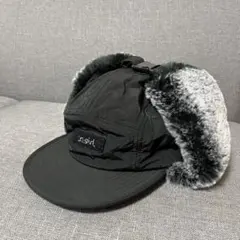 [美品] x-girl フライトキャップ ブラック