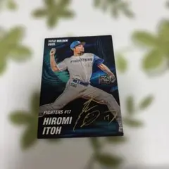 プロ野球チップス2026日本ハム伊藤大海 サイン入り FIGHTERSカード