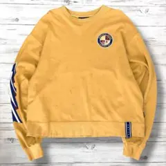 R.A.T.C.R.W スウェット 刺繍ロゴ イエロー M 0849