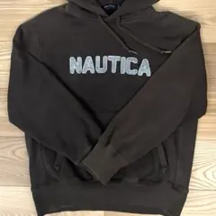 【古着】NAUTICA ナウティカ パーカー ブラウン Mのサムネイル
