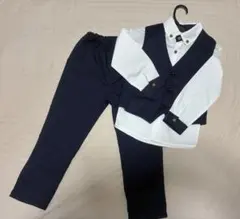 ネイビー フォーマルスーツセット 男の子　120cm 入学式