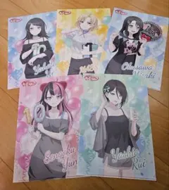 キャラクタークリアファイル 5枚セット