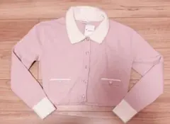 INGNI イング フェザー襟配色ニットカーディガン タグ付き新品