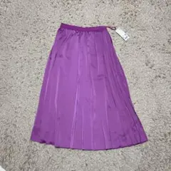 【UNIQLO】プリーツスカート Mサイズ パープル