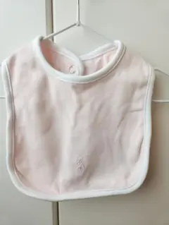 ポロ 刺繍入りピンクスタイ