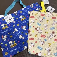 新品 スヌーピー レッスンバッグ シューズバッグ 2点セット入学準備