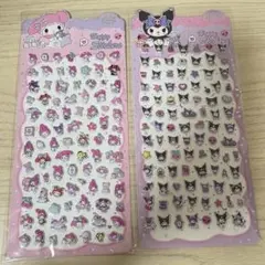 マイメロ クロミ ぷくぷくシール ボンボンドロップシール 新品