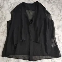 RALPH LAUREN ノースリーブ レイヤード風シアーブラウス 5f - メルカリ