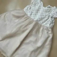 プティマイン　ワンピース　チュール　ピンク