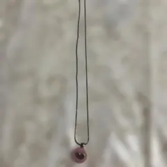 クレージュ　ハートモチーフ ネックレス ピンクのサムネイル