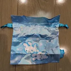 サンエックスユニバース サテン巾着 Twin Rabbit Angels