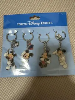 東京ディズニーリゾート ミッキーマウス キーチェーン4個セット