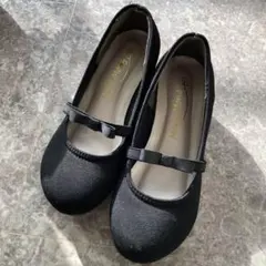 Mong Mong ブラック フラットシューズ 210