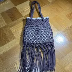 新品　自由区　メッシュバッグ　ブラウンのサムネイル