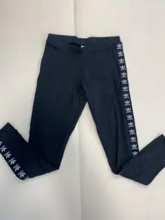 adidas アディダス レギンス トレフォイルロゴライン ブラック