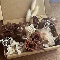 春の花材セット・ウッドローズ枝付き・アサガオ ドライフラワー・花材・茶色の花材 春の花材セット・ウッドローズ枝付き・アサガオ ドライフラワー・花材