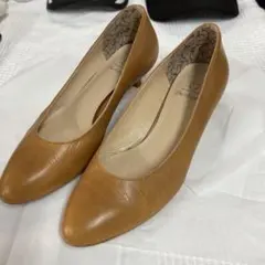 HIMIKO On Rouge 本革パンプス 24.5 日本製 キャメル