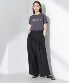 【新品・未使用】NANO universe ツータックパンツ レディース
