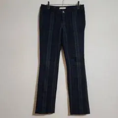 【soulberry】（M）タータンチェックスリムフィットパンツ/ストレート