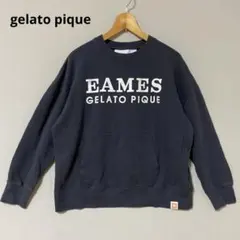 gelato pique EAMES リサイクルコットンロゴ裏毛プルオーバー