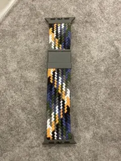 Apple Watch バンド 41mm 編み込みナイロンベルト デニムカラー