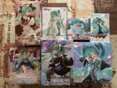 初音ミク フィギュア 7体 デスクトップ ちょこのせ トリトラ フィギュ