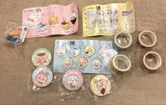 ちいかわ×くら寿司　ハチワレフィギュア　マスキングテープ　缶バッジなど