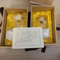 ボヘミアクリスタルグラス 2個セット