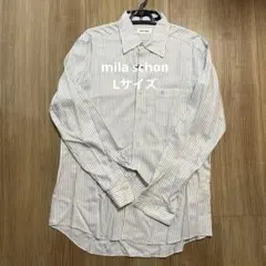 mila schon ストライプ　ワイシャツ　サイズ48のサムネイル