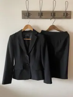 リクルートスーツ（ジャケット+スカートセット）　ブラック　9号