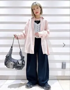 jeanasis テンセルリネンシアーシャツ ロング丈のサムネイル