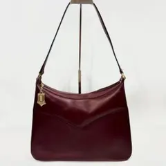 イヴサンローラン　カサンドラロゴ　ホーボー　カーフレザー　バッグ　チャーム