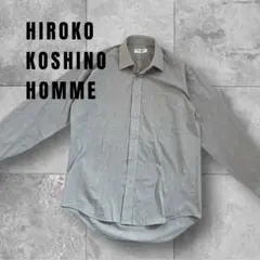 HIROKO KOSHINO 長袖シャツ グレー シャドーストライプのサムネイル