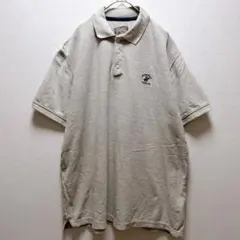 ビバリーヒルズ ポロクラブ ワンポイント ポロシャツ 半袖 XL 灰 綿混のサムネイル