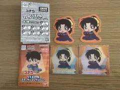 名探偵コナン ちぢませ隊ステッカーコレクション2 遠山和葉 4点セット