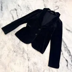 コムサイズム　テーラードジャケット　長袖　綿　コードゥロイ　羽織り　アウター