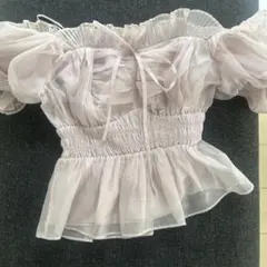 SNIDEL フリルブラウス 新品タグ付き