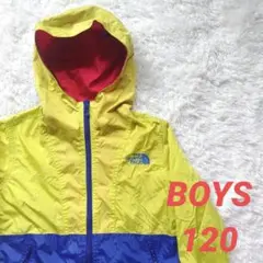 THE NORTH FACE ナイロンジャケット イエロー ボーイズ 120