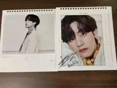 BTS V テテ カレンダー フォトカード セット 公式 テヒョン Dicon