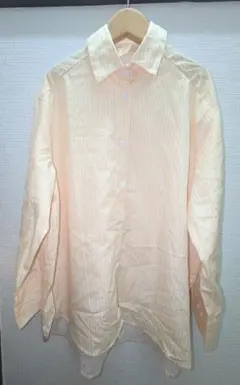 ストライプ ロングシャツ