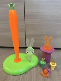 ぐ*る様 【美品】ALESSI キッチンペーパーホルダー・爪楊枝入れ・マグネットのサムネイル