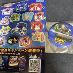 ソニックレーシング クロスワールド 缶バッジ マイクラ　東京ゲームショー