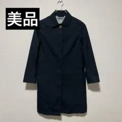 【美品】FREAK'S STORE ネイビー ステンカラーコート